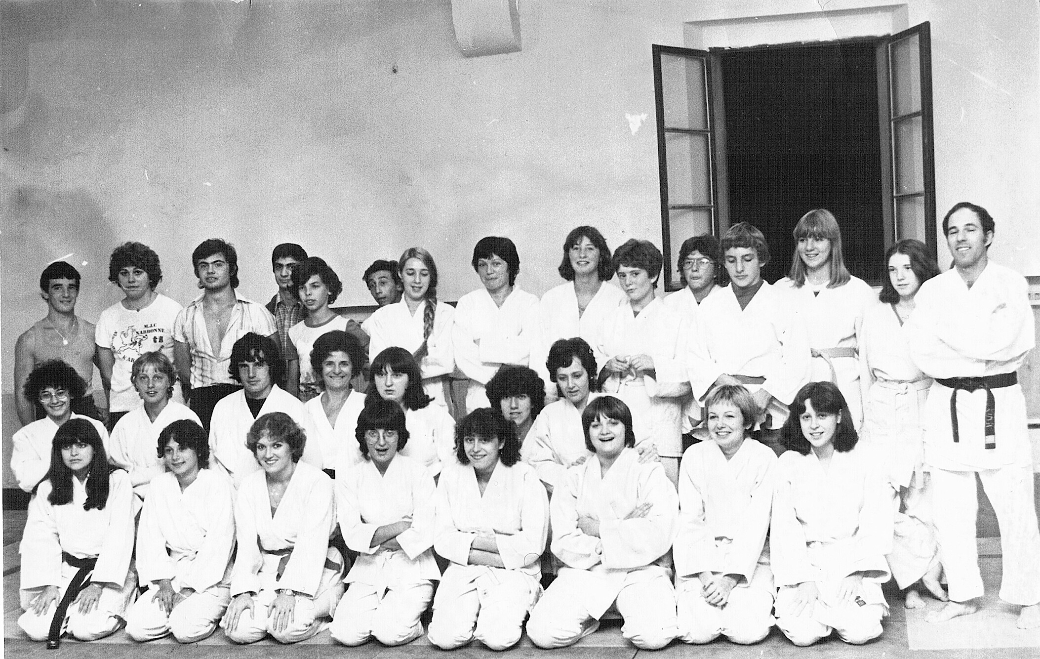 La section Judo MJC en 1974