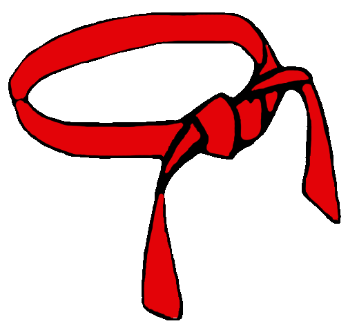 ceinture rouge