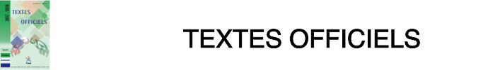 Textes Officiels 2017 / 2018